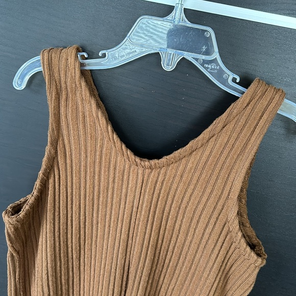 Grayson Collective Toddler Girls Brown Slip On Romper - Picture 2 of 9